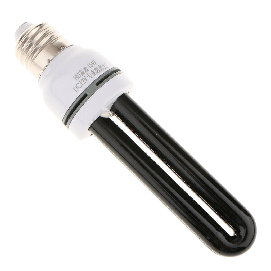 12V Ultraviolet Blacklight Bulb Fluorescent Light Bulb Straight Type - 15W