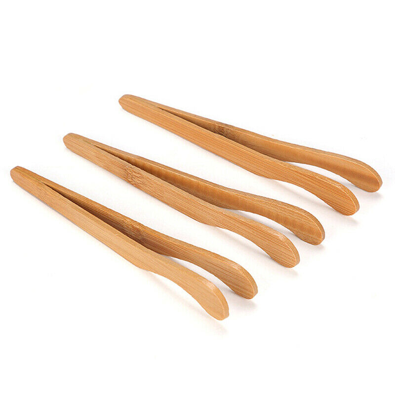 1Pc Bamboo Teaware Tea Clips Wood Toast Tong Tea Ton.l8
