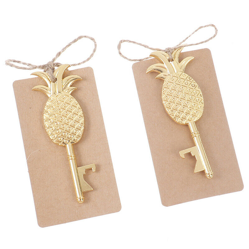 2PCS Creative Glod Bottle Opener Pineapple Beer Personalized Kitchen Tool.l8