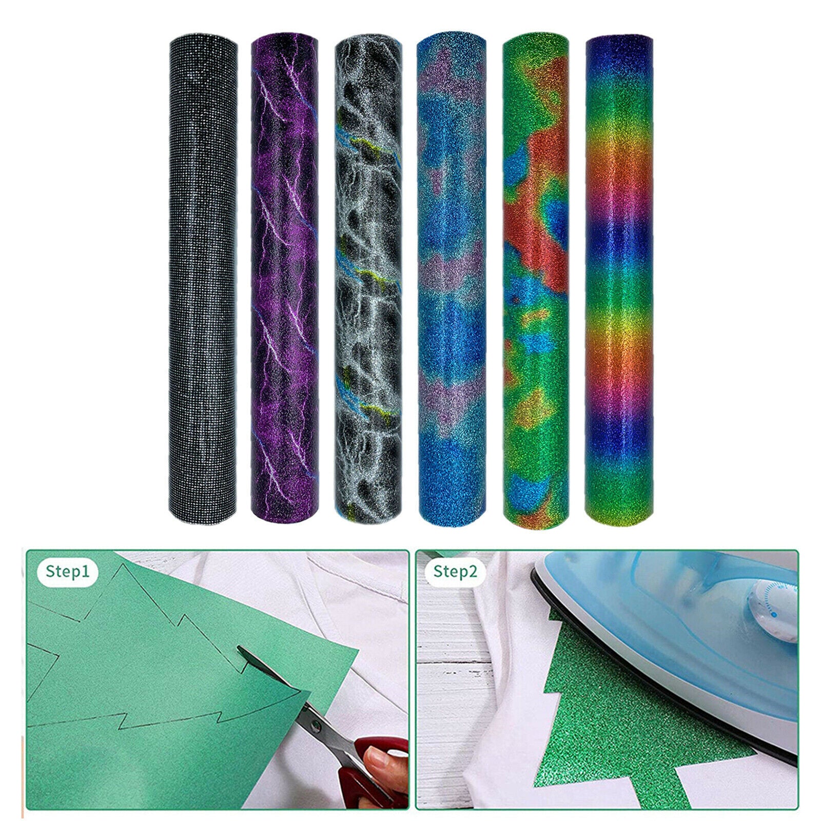 Heat Transfer Vinyl HTV Sheet Cameo Silhouette Fabrics Leather HTV Roll