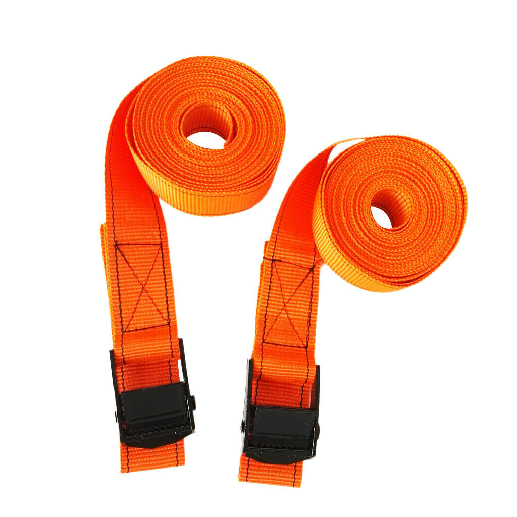 4-pack Kayak Surfboard Roof Rack Lashing Straps Belt with Cam Buckle 16ft