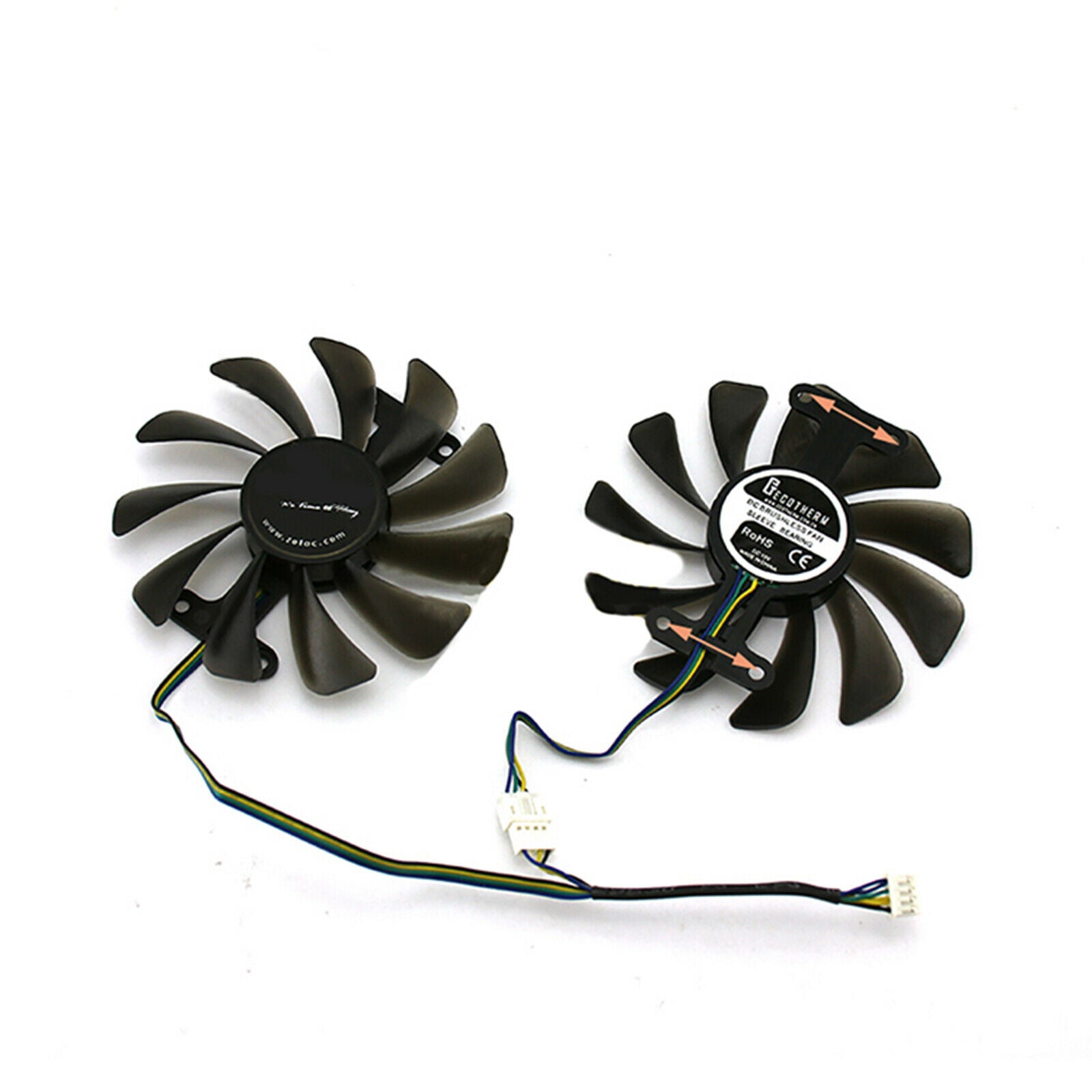 For ZOTAC GeForce GTX 1080 1070 AMP Edition GPU Cooling Fan Graphics Card Cooler
