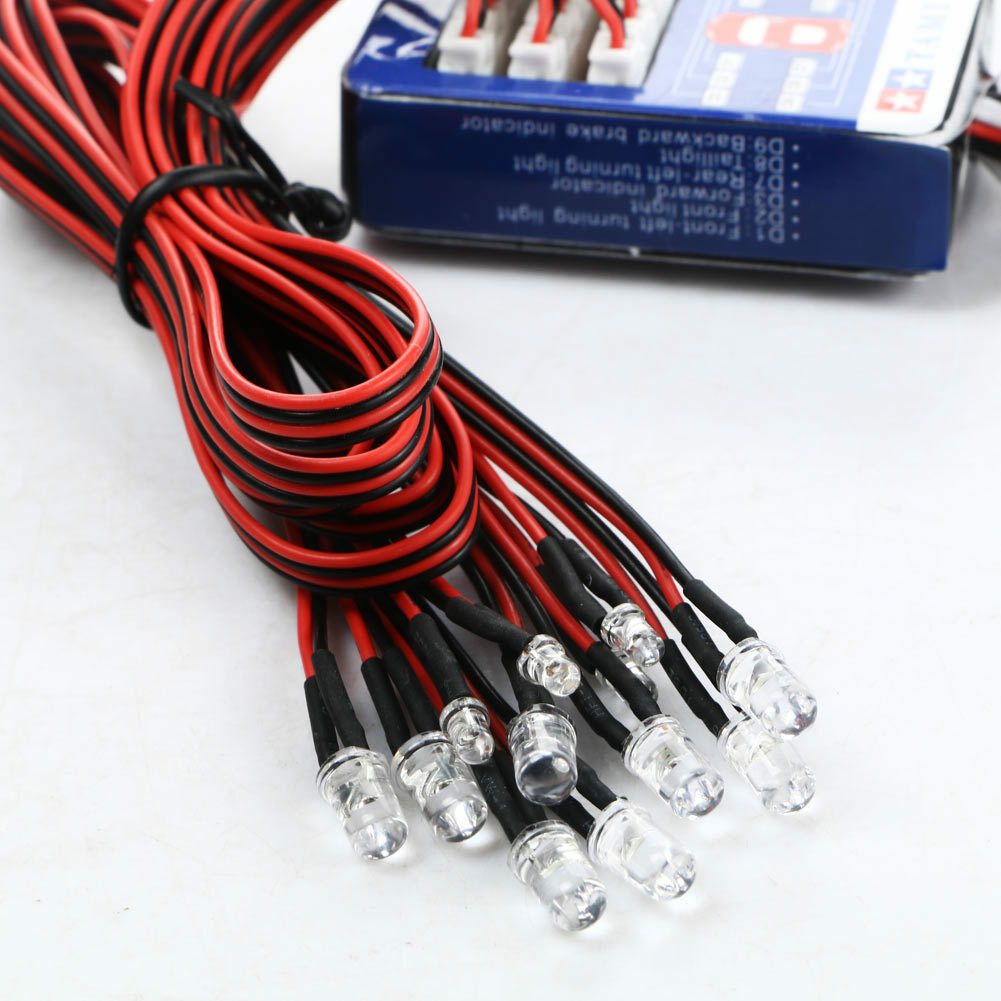 12 LED Light System Kit Smart Simulation Flash Lights for 1/10 RC Car Truck New