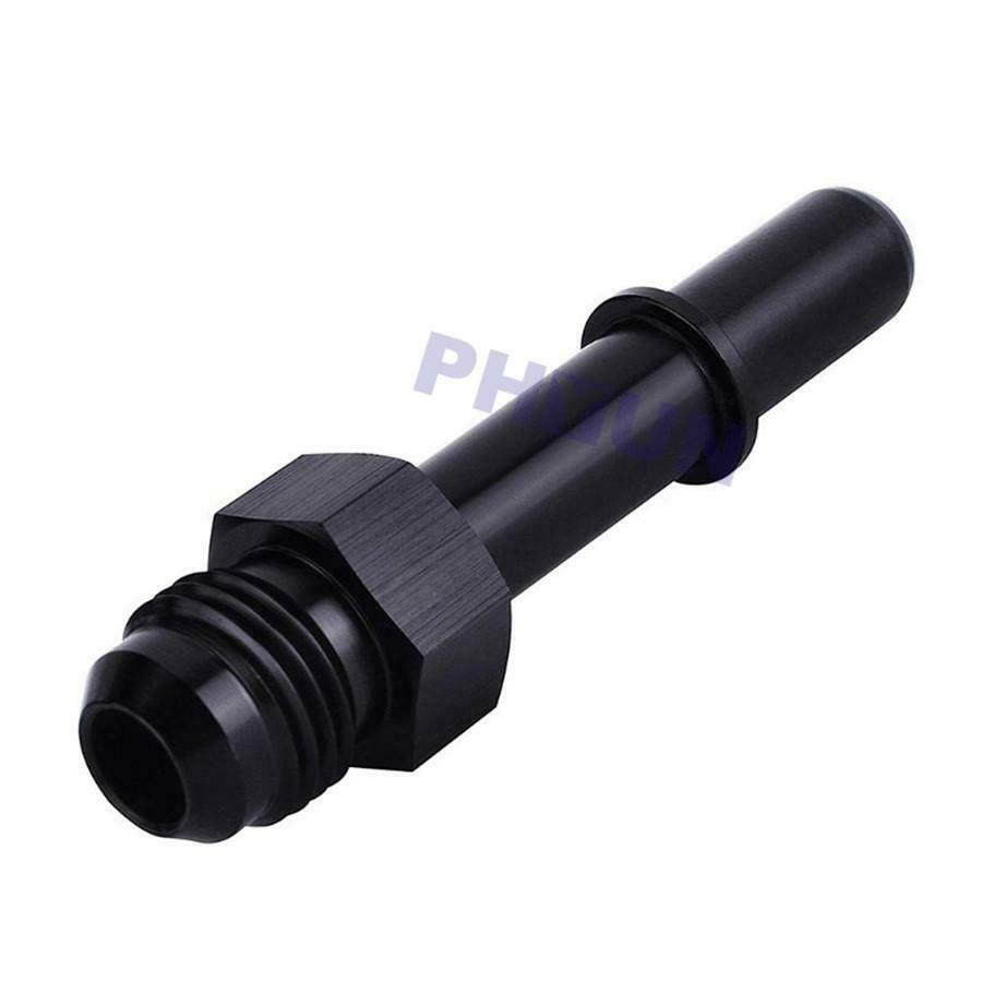 1PC -6AN AN6 Quick Connect Straight Fuel Adapter Fitting To 3/8 Male Aluminum