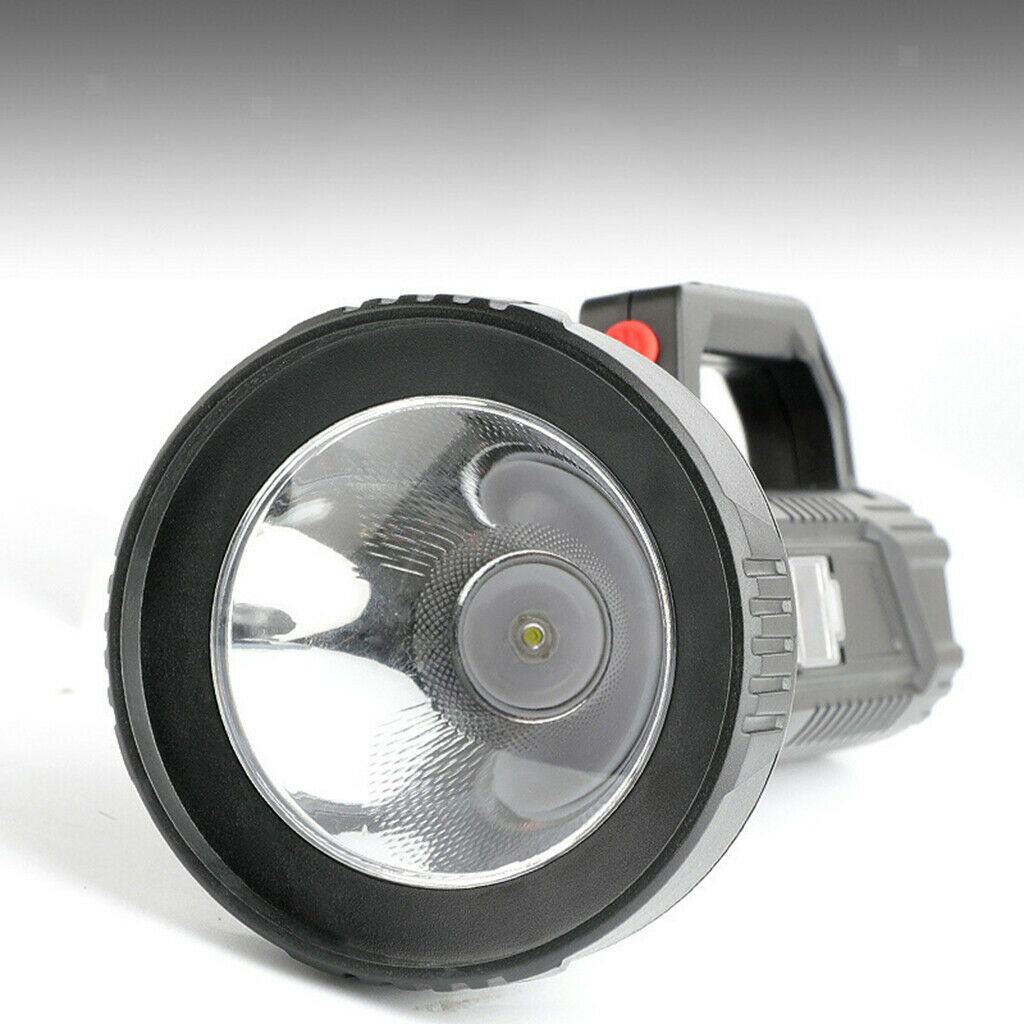 Bright Rechargeable Searchlight handheld LED Flashlight with Handle Spotlight