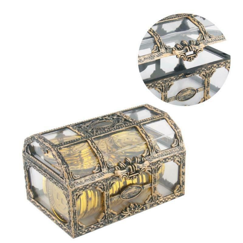 School Classroom Activities Decoration Box Pirate Transparent Treasure Box Kids