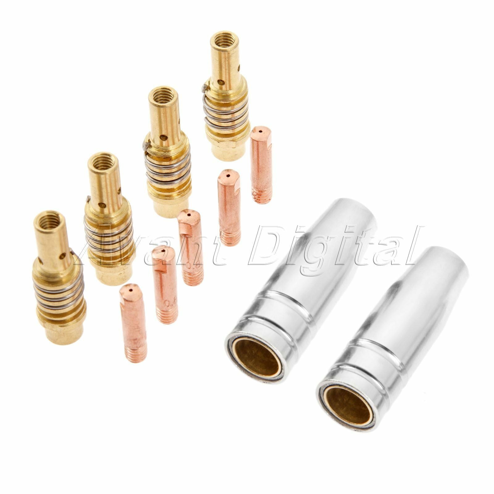 11pk 15AK 0.8mm Contact Tip Binzel BW Style Kit Nozzle Tip Holder Mig Gun New