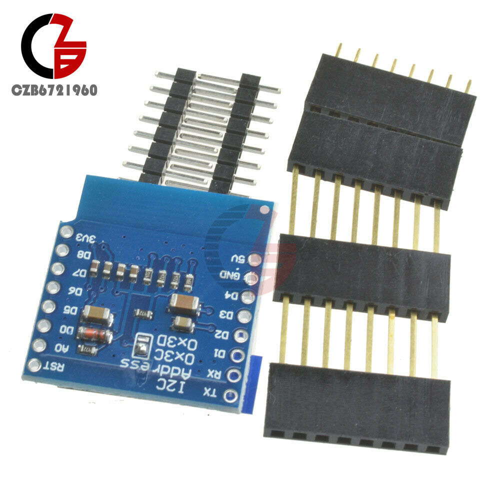 5pcs Wemos D1 Mini 0.66" OLED SSD1306 64x48 Shield for ESP8266 Arduino NodeMcu