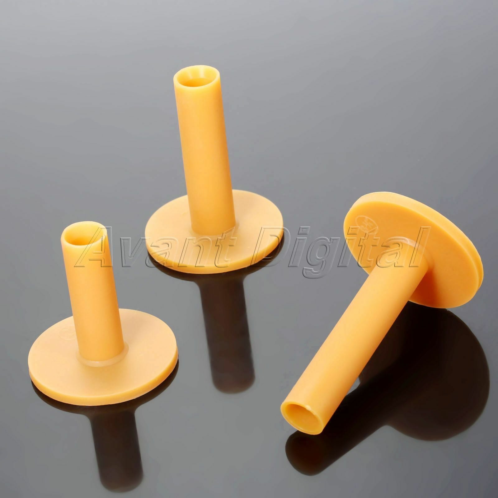 3pcs/Pack New Golf Rubber Tees Holder Range Practice Driving Training Tee Mat