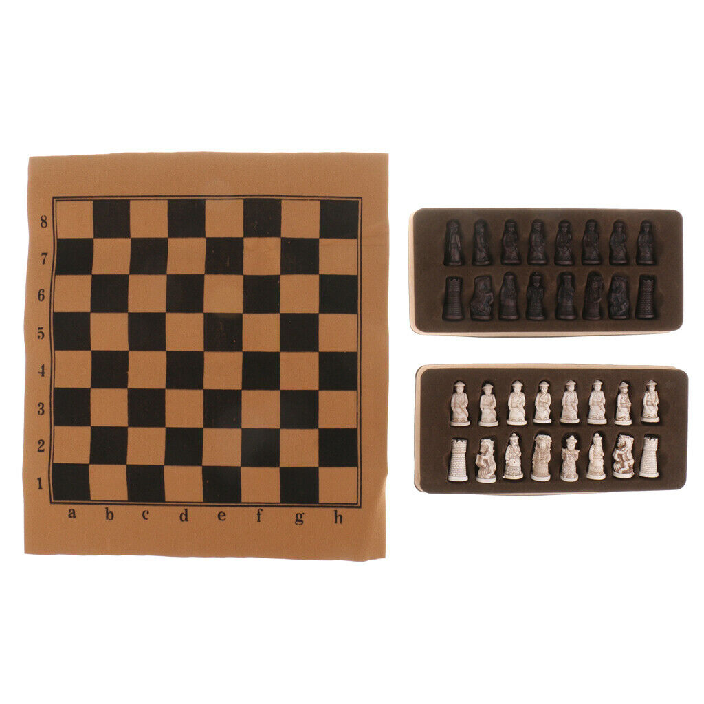 Chinese Board Game Set Foldable Chess Board + Collectors Item