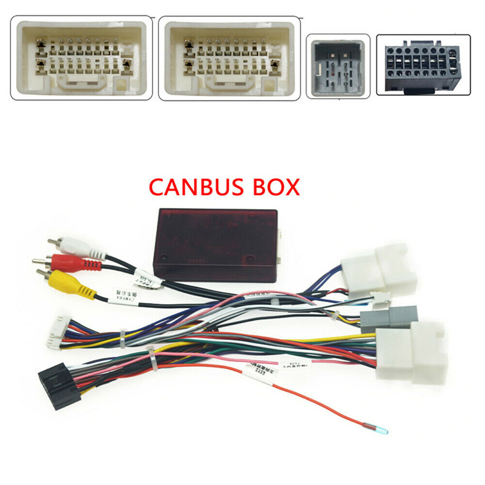 For 2014-16 Mitsubishi Outlander Pajero 16 Pin Wire Harness Power Cable + Canbus