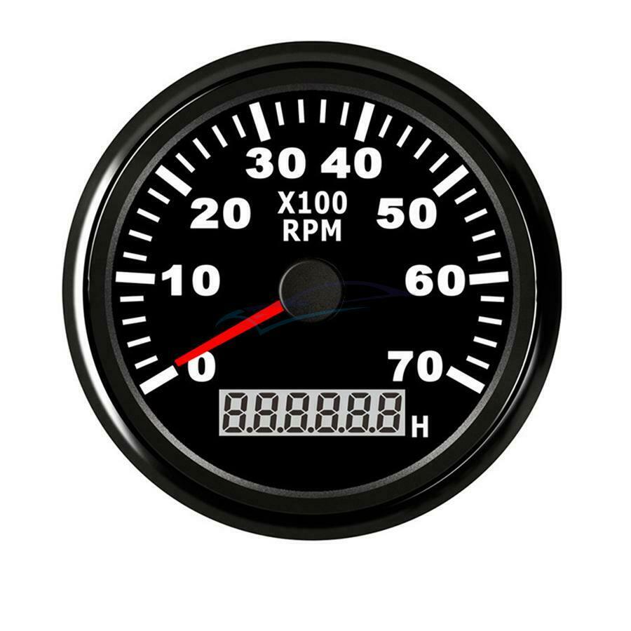 3-3/8" 0-7000RPM Dustproof Waterproof Tachometer For Generating Units Automotive