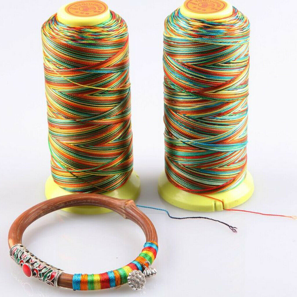 1 Roll of 550m Braided Thread Cord String for DIY Jewelry Bracelet Bangle