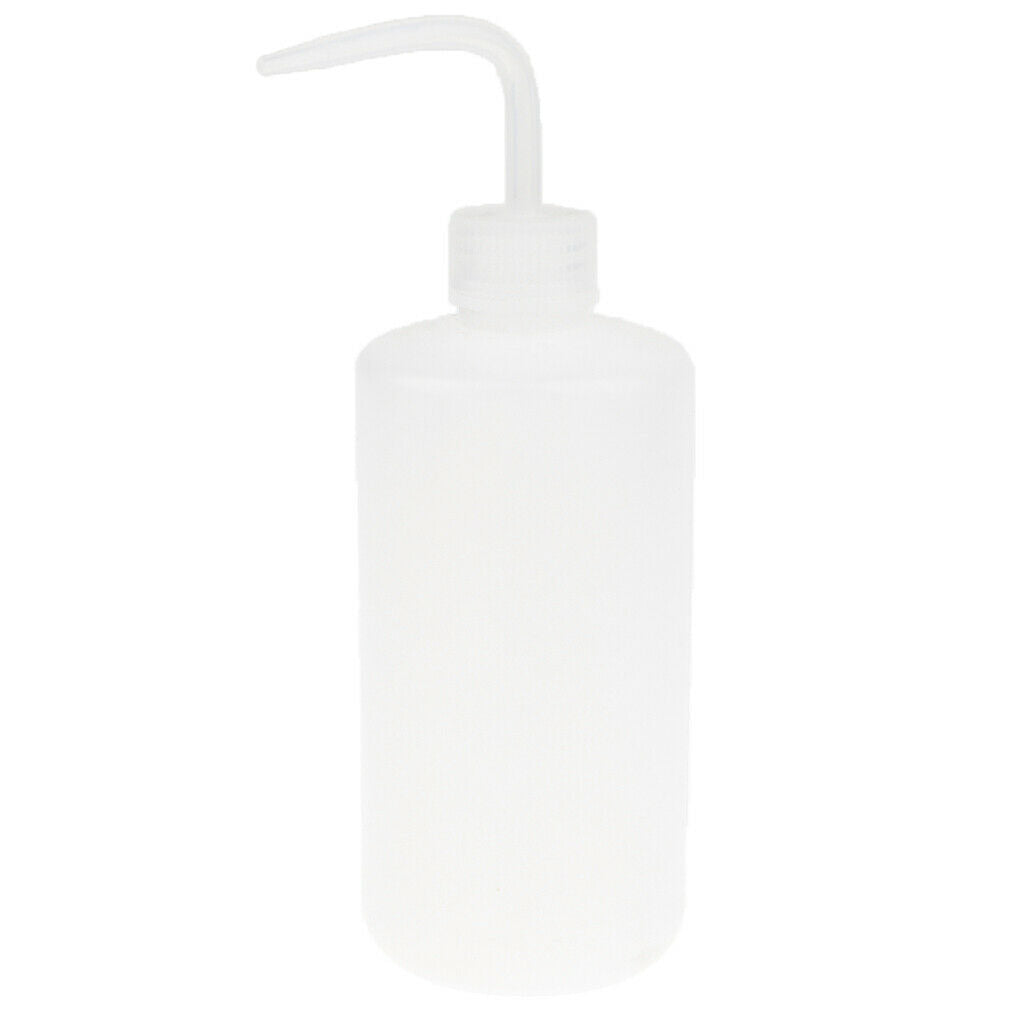 2pcs 500mL Graduated Plastic Wash Cleaning Green Soap Holder Squeeze Bottle Lab