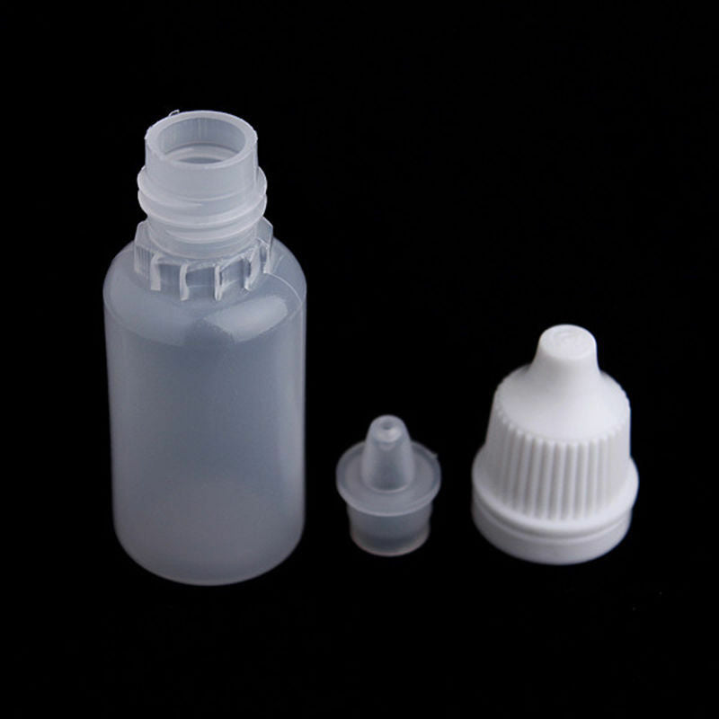 Dropper Bottles Eye Liquid Empty Plastic Squeezable Applicator 10Pcs 20ml