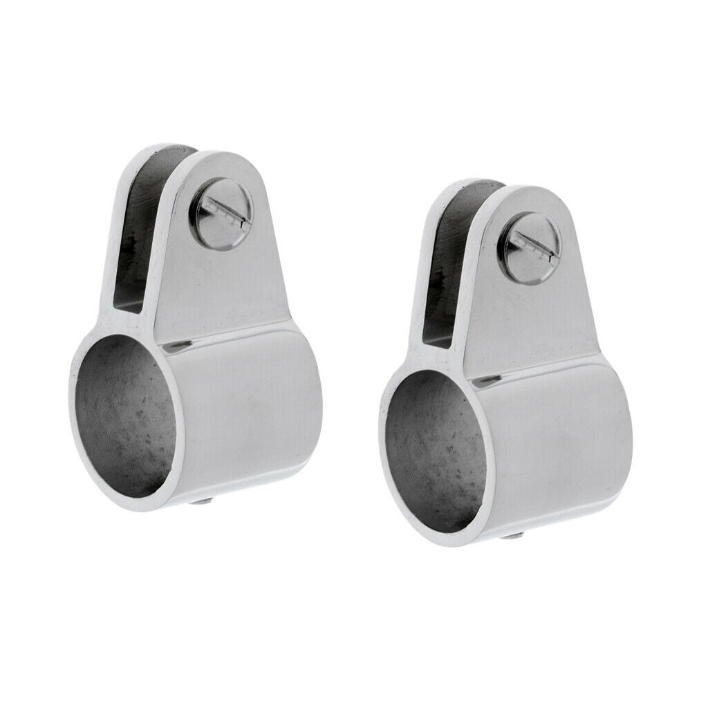 2 Pieces Marine Boat 316 Stainless Steel Jaw Slide Bimini Top Slide 22mm