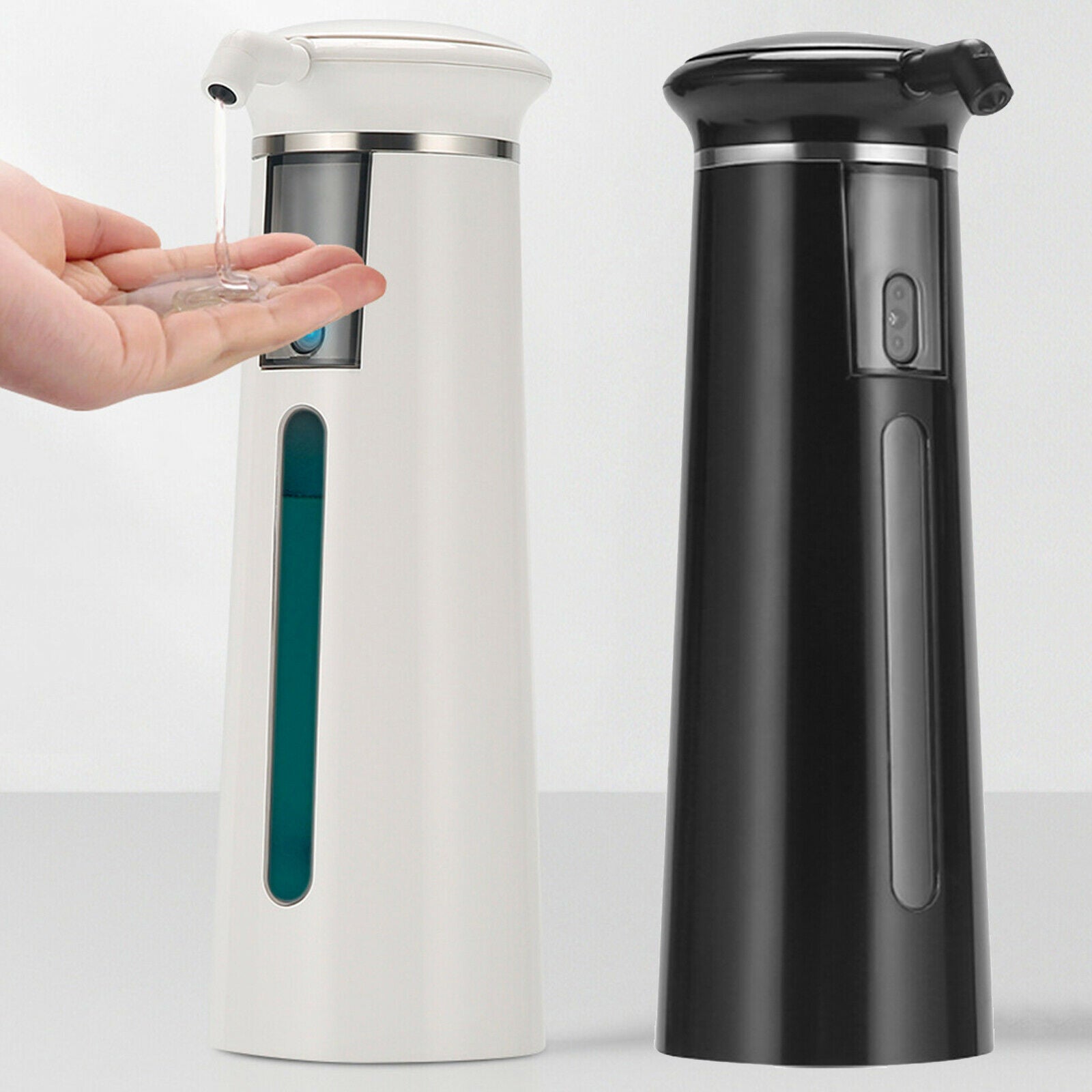 Bathroom No Touch Automatic Liquid Soap Dispenser Container Battery Operated