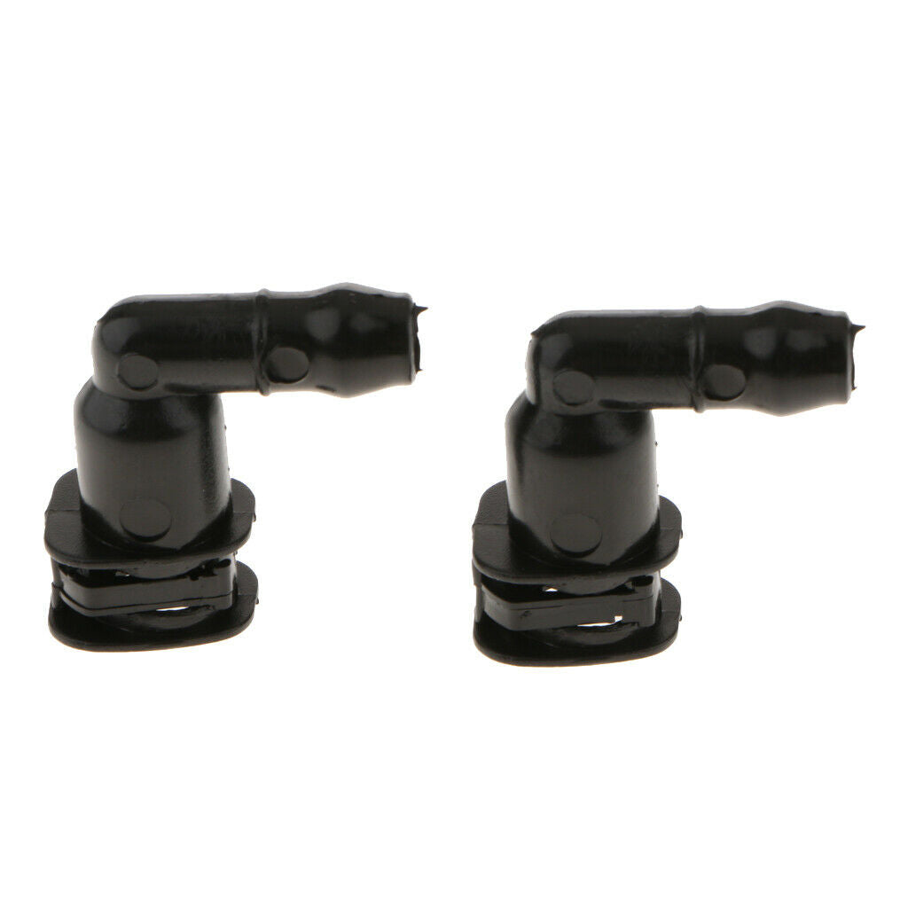 2Pcs Headlight Water Sprayer Jet Connecting Piece For VW Passat Golf Tiguan