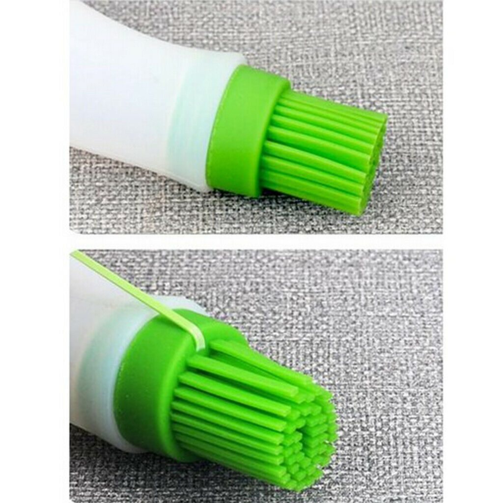 Heat Resistant Oil Bottle Brushes Silicone Baking BBQ Practicing Brush ~