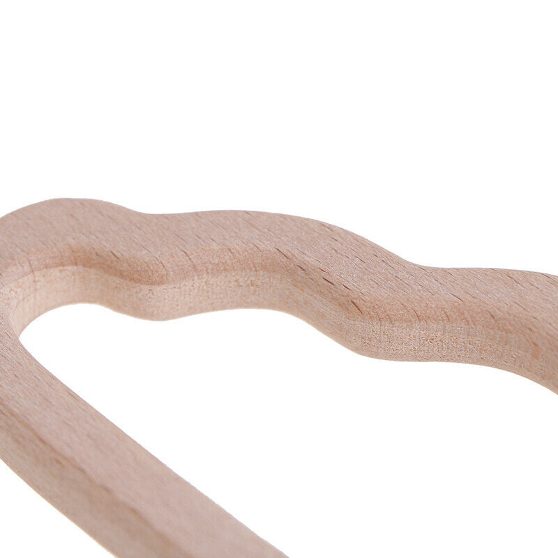 Organic Teether Wooden Oblique Cloud Teether Natural Teething Grasping T.l8