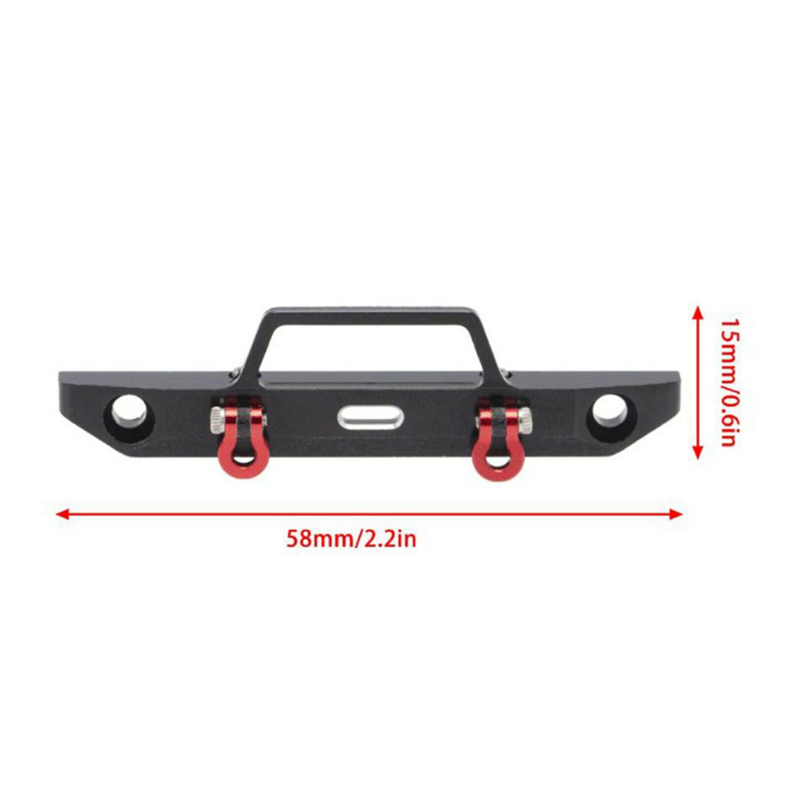 RC Front Bumper for 1/24 Axial SCX24 AXI90081 Crawler Trucks Car DIY Parts