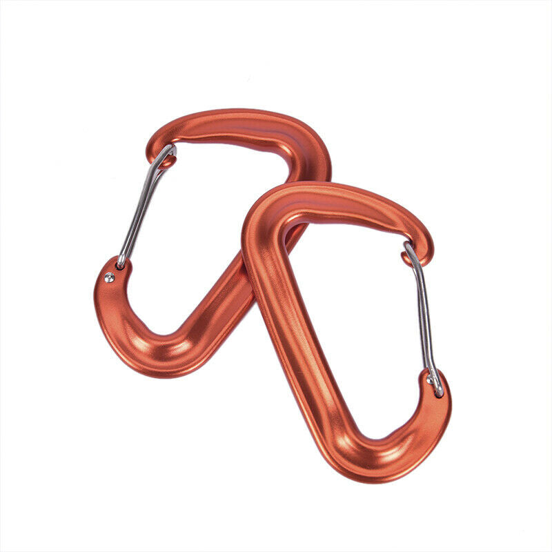 7075 Aluminum Climbing Buckle 12KN Hammock Safety Balance Carabiner Clasp.l8