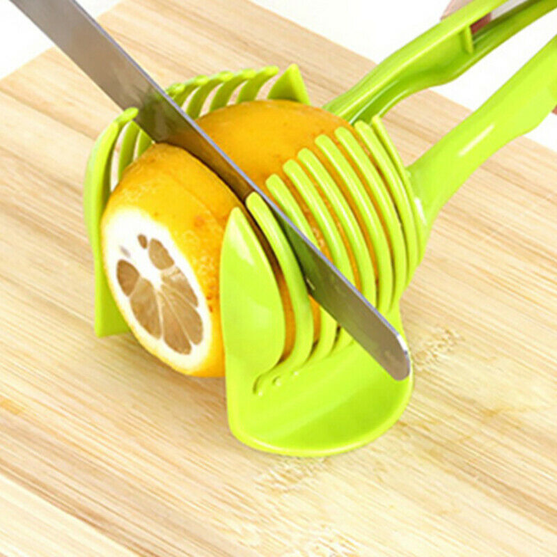 Plastic Vegetable Fruit Cutter Potato Tomato Onion Lemon Egg Peel Slicer .l8