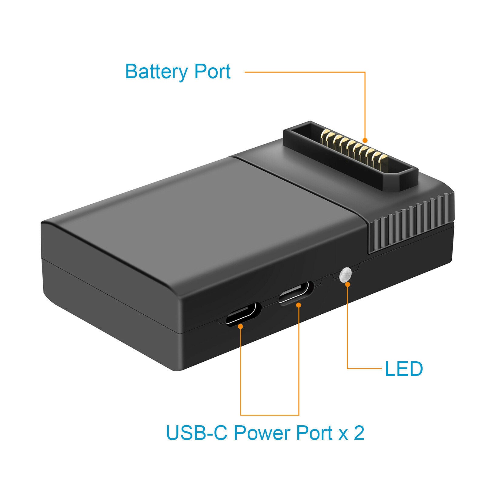 Rechargeable Fast Charger USB Charging Battery for DJI Mavic Air 2S/Air 2