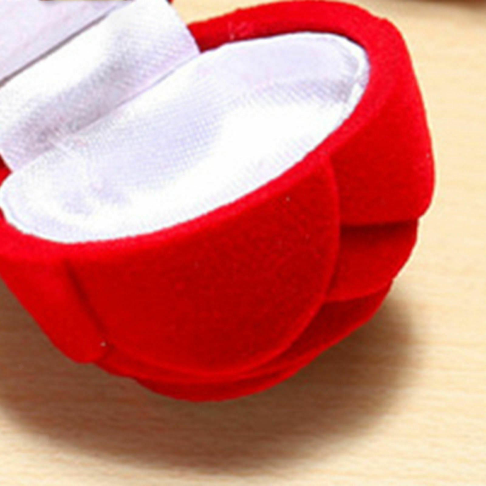 1pcs Rose Shape  Box Valentine's Day Wedding Anniversary for Girlfriend Wife