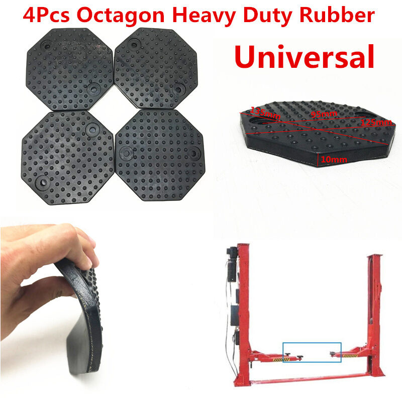 4X Rubber Arm Pads lift pad Rubber Arm Pad fit For Auto Lift Car Truck Hoist