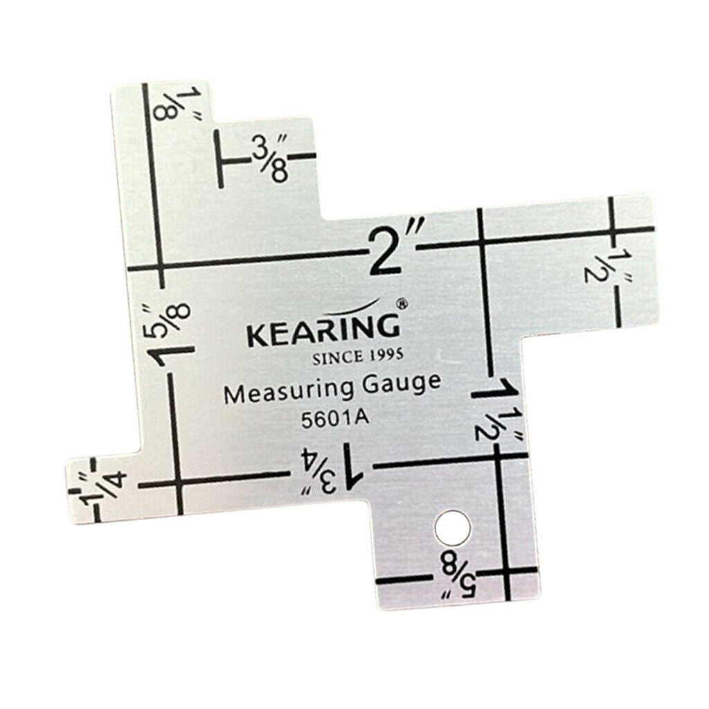 2'' Mini Metal Hemline Measuring Gauge DIY Sewing Quilting Garment Measurement