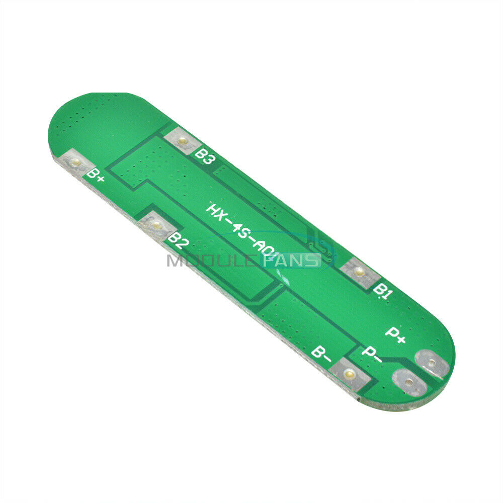 4S 3.7V 6A Li-ion Lithium Batterie 18650 Charger Battery Protection Board 4Pack