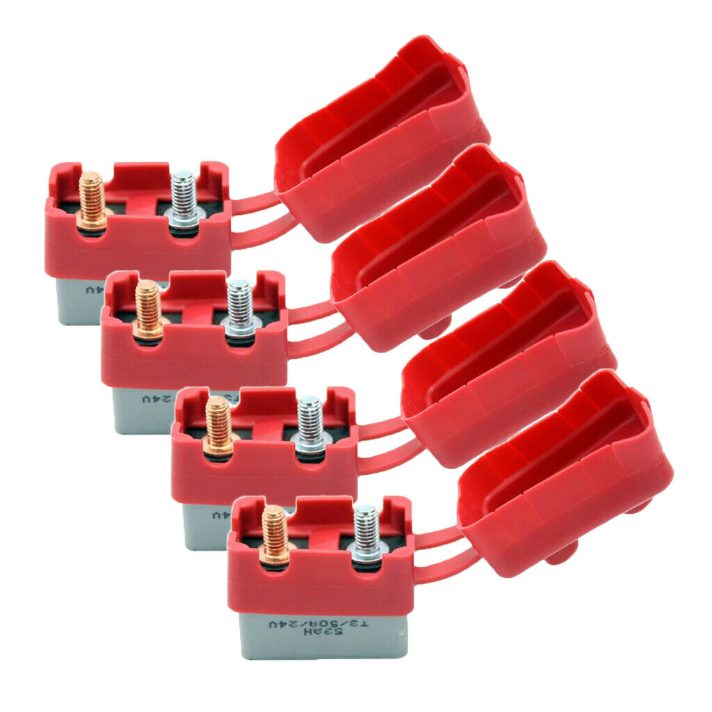 4pack 12V-24V Car Marine Boat Audio Circuit Breaker Manual Reset Fuseholder