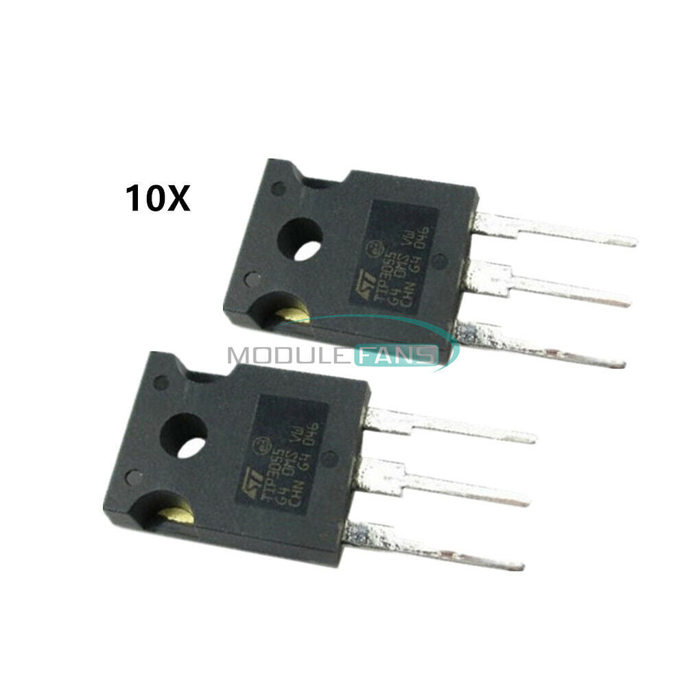 10PCS Durable TIP3055 TIP 3055 Transistor NPN 60V 15A TO-3P TIP3055