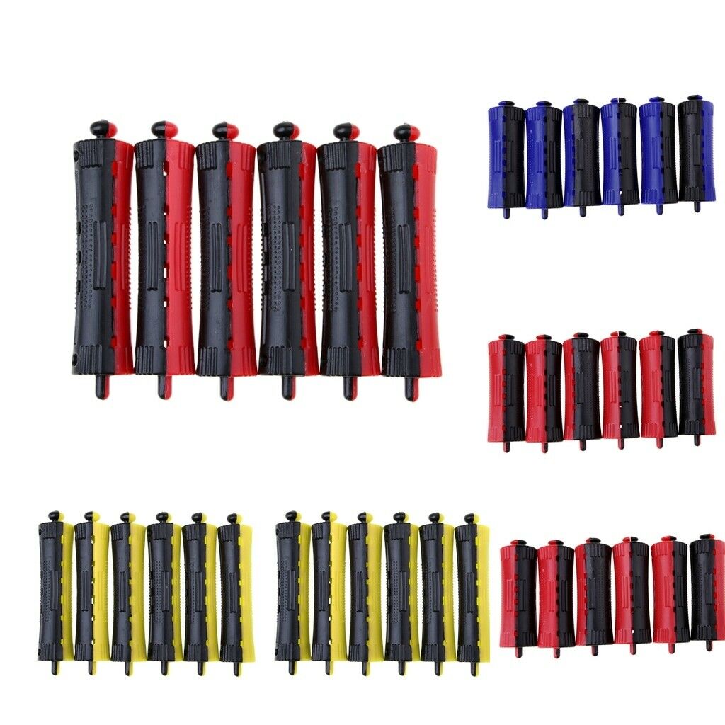 6 Pieces Hair Grip Curlers Rollers Salon Hairdressing Styling Tool 9.6x3.1 cm