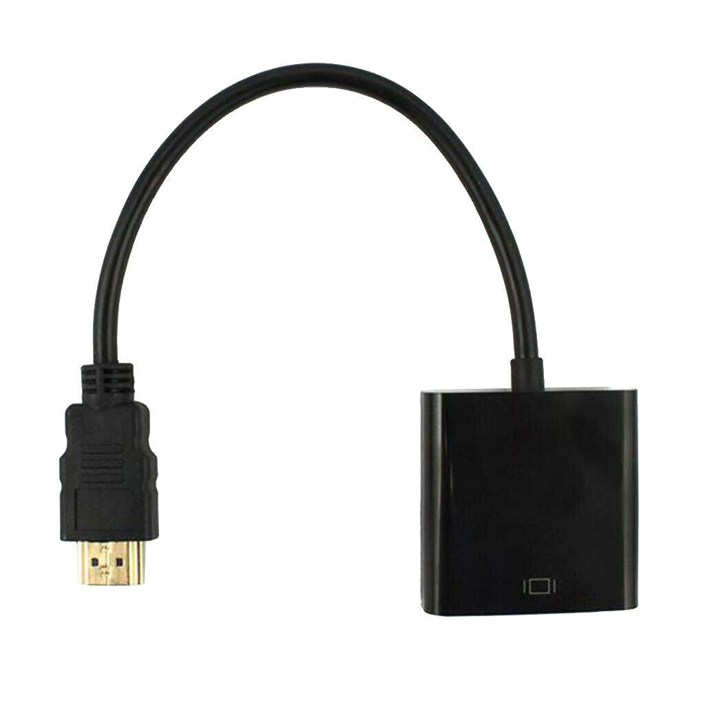 HDMI Male to VGA Female + Aux Audio Cable Adapter Video Digital Converter