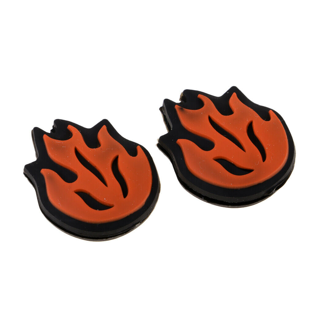 4 Pairs of Customized And Practical Flame Shock Absorber for Tennis Wrist And