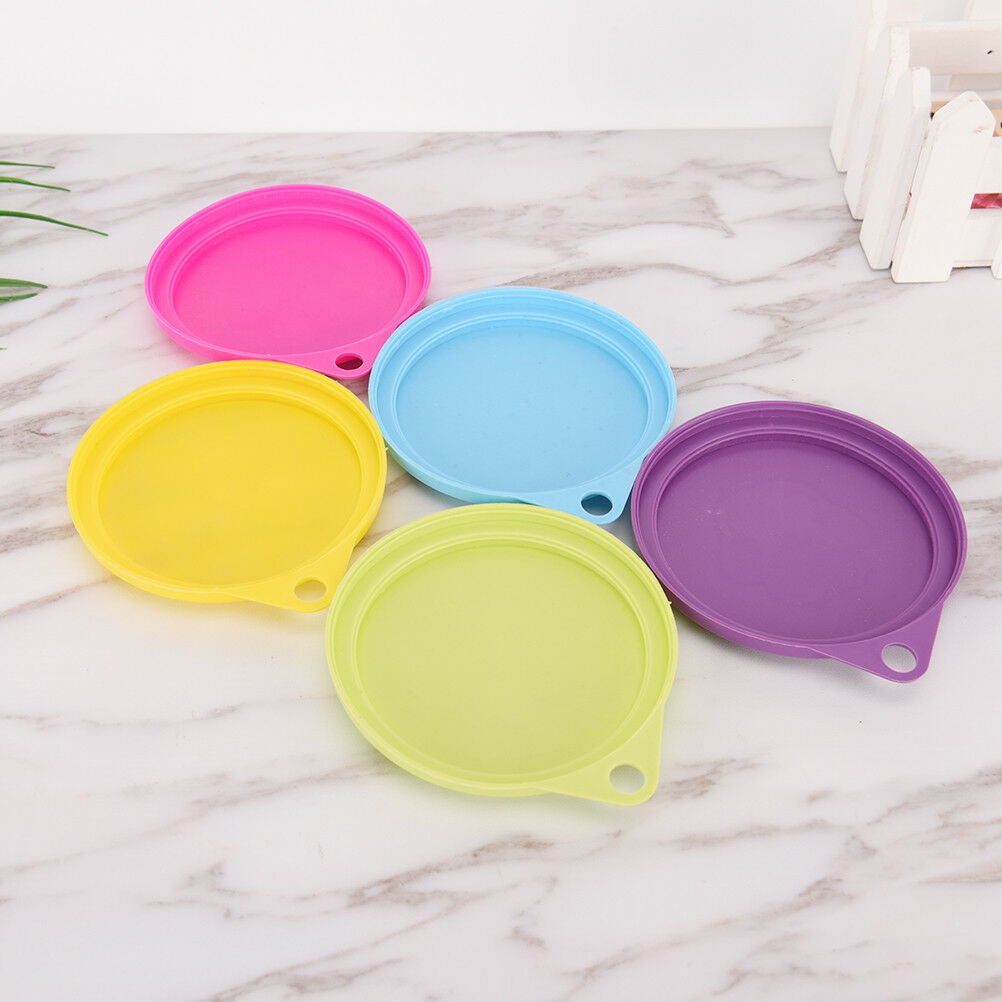 88mm Pet Dog Cat Food Storage Can Tin Cover Lid Top Cap Random Color Reusa.l8