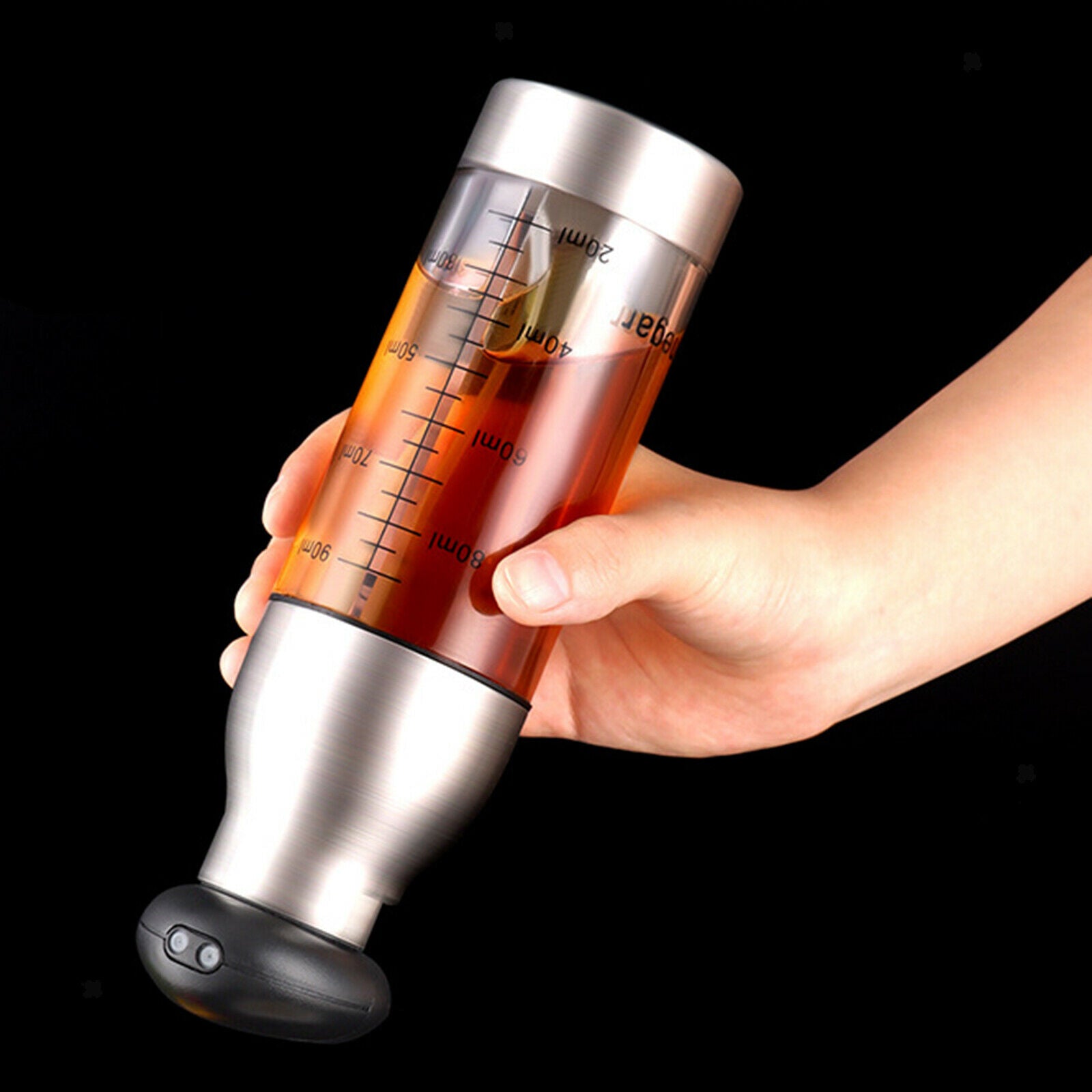 Oil Sprayer for Cooking Olive Oil Dispenser Press Spray Double Nozzles