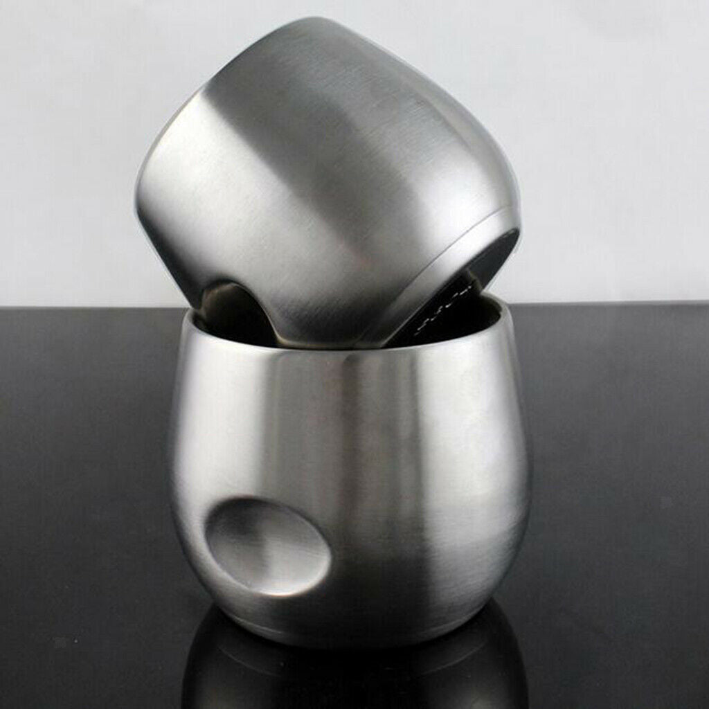 Stainless Steel Wine Tumbler, 5OZ | Double Wall Vacuum Insulated Travel Tumbler
