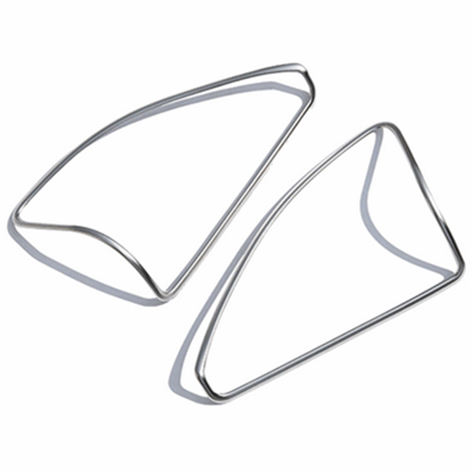For Mercedes-Benz ML GL GLE Class W166 2x Chrome Door Speaker Frame cover trim