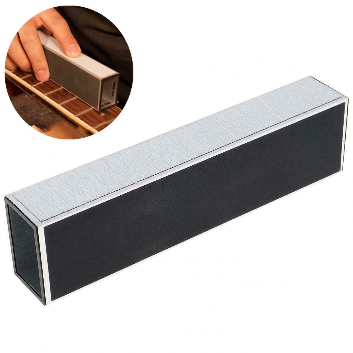 Guitar Neck Fret Leveling Sandpaper Sanding Aluminum Beam Luthier Repair Tool