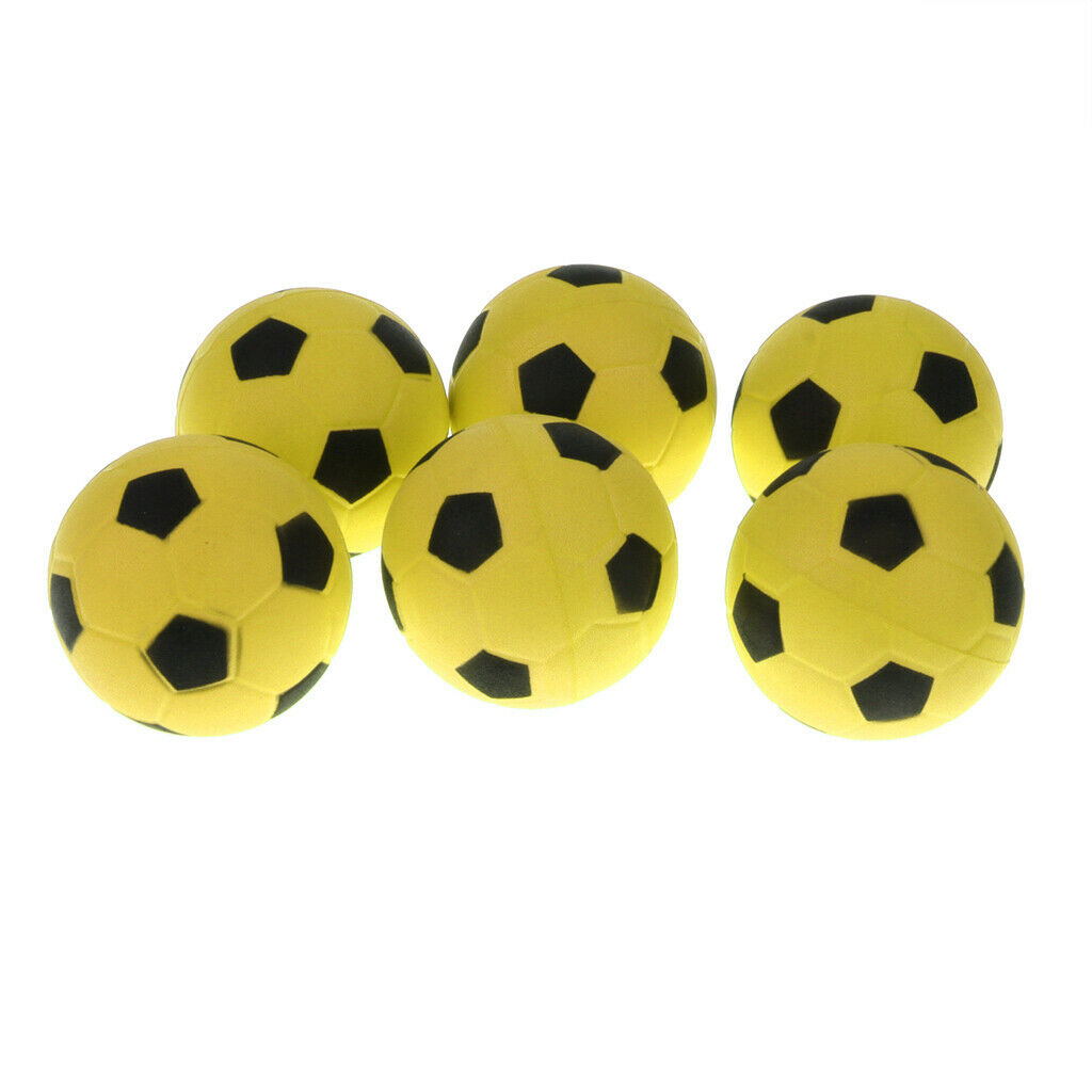 12pcs Soft Foam Bounce Soccer Balls Preschool Kids Party Fitness Toys 6.3cm