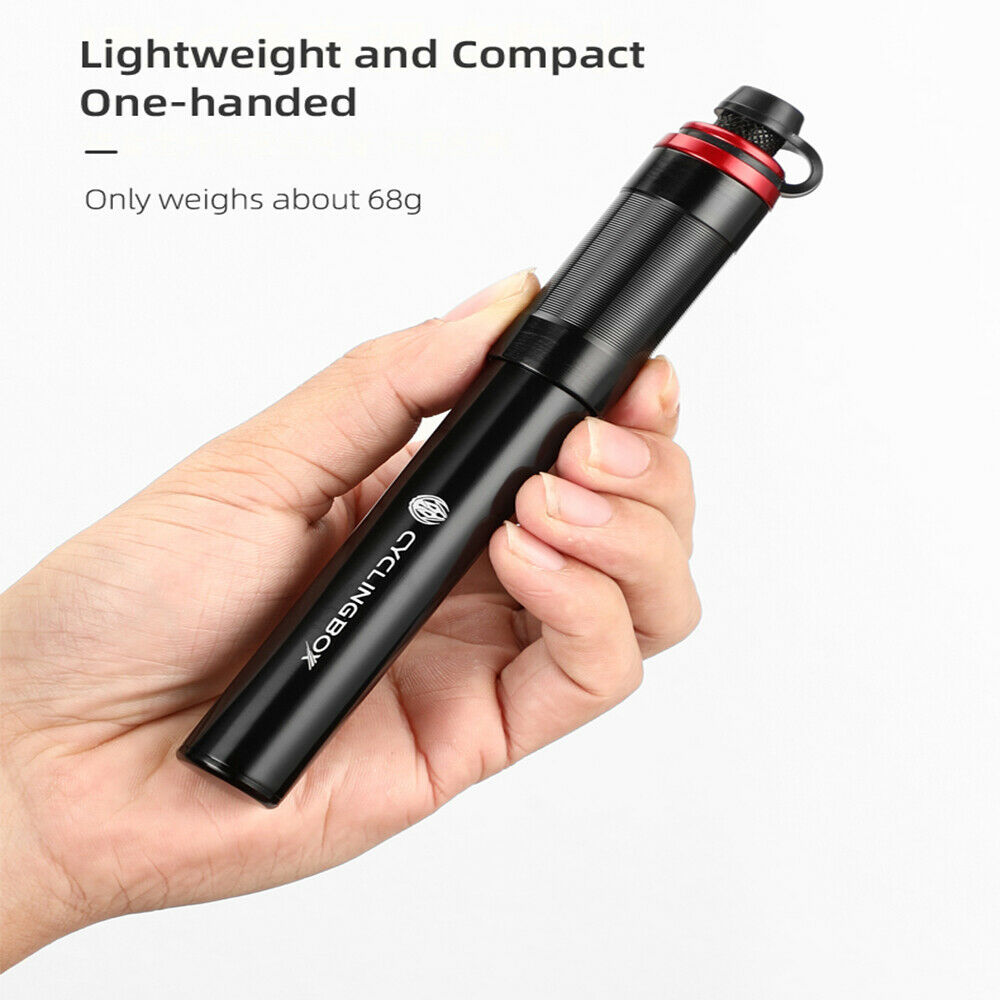 Bicycle Mini Portable Light Aluminum Alloy Air Pump Bike Pump Fast Inflation New