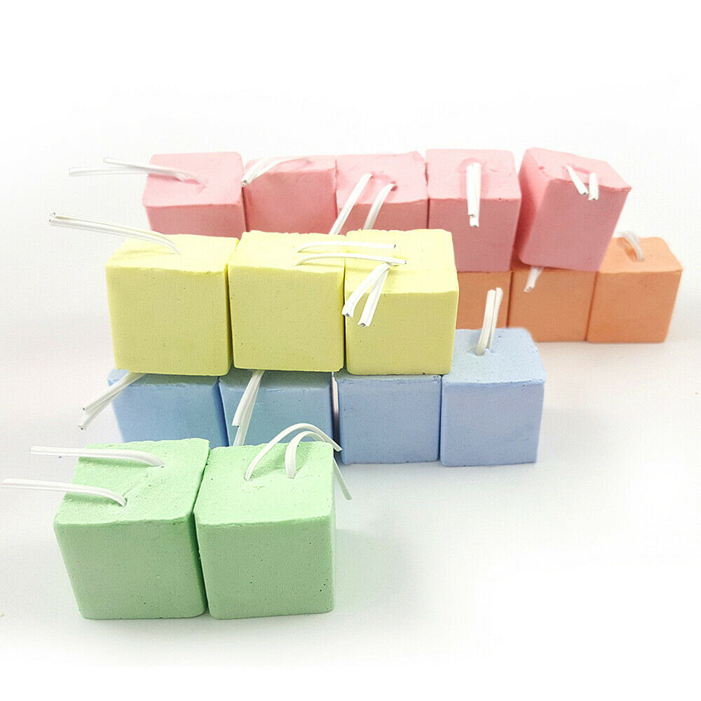 5Pcs Hamster Pets Calcium Mineral Chew Cube Teeth Grinding Toys 3cm Random Color