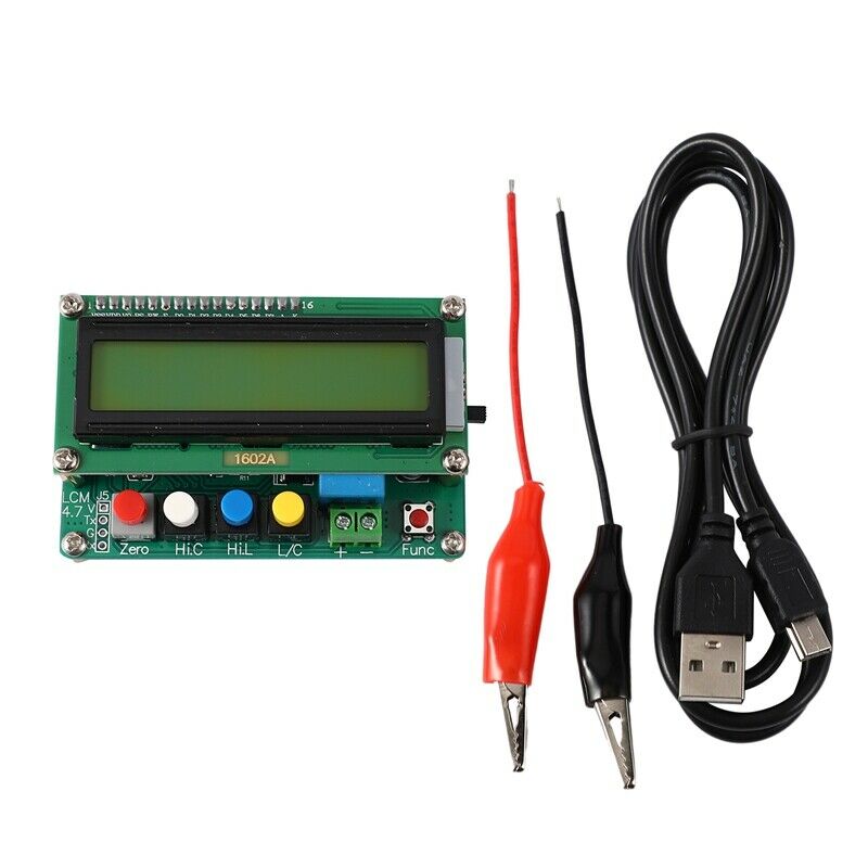 Lc100-A Digital Lcd High Precision Inductance Capacitance L/C Meter Capacitor E1