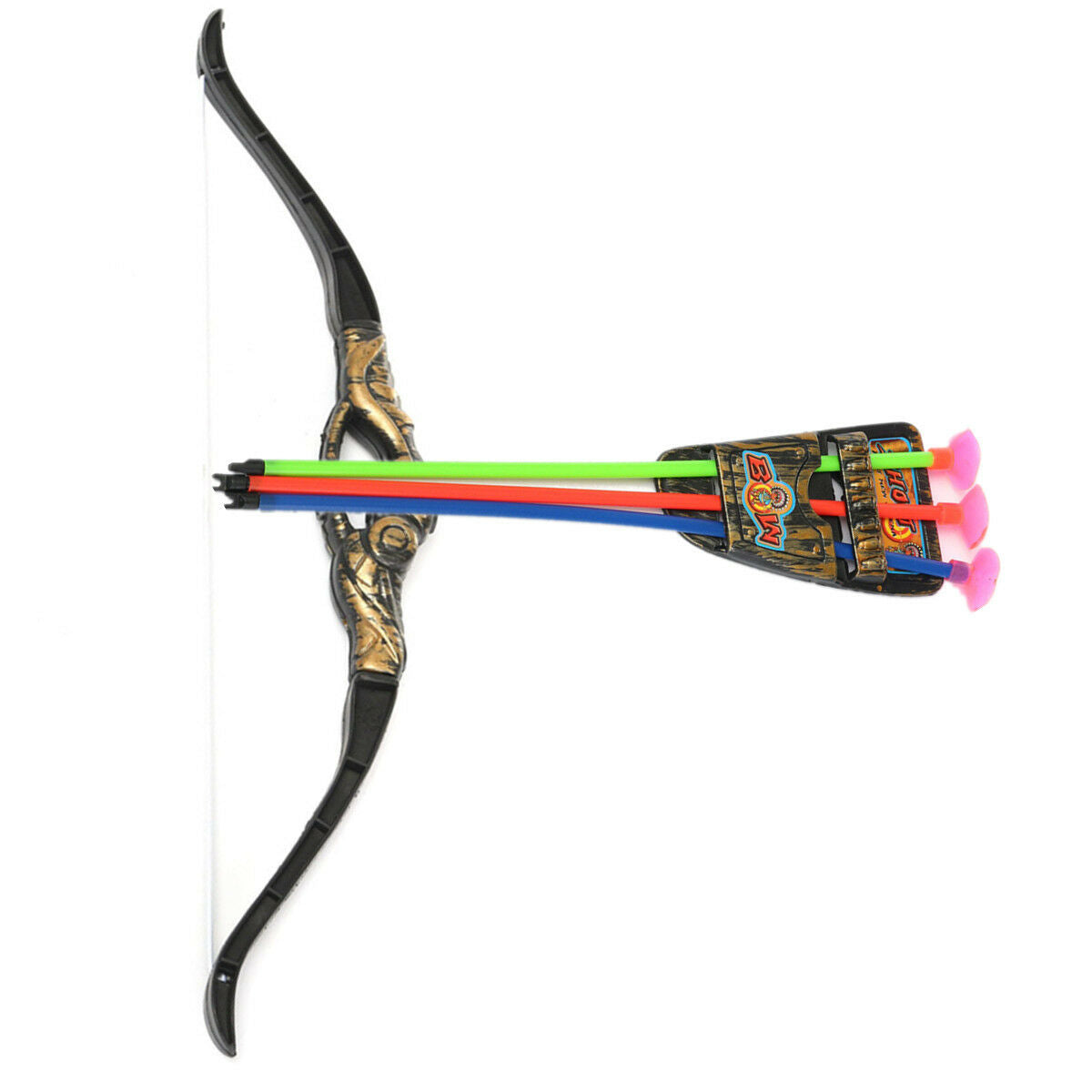 Children Toys Bow and Arrow Double-edged Sword With 3 Sucker Archery Xmas Gift