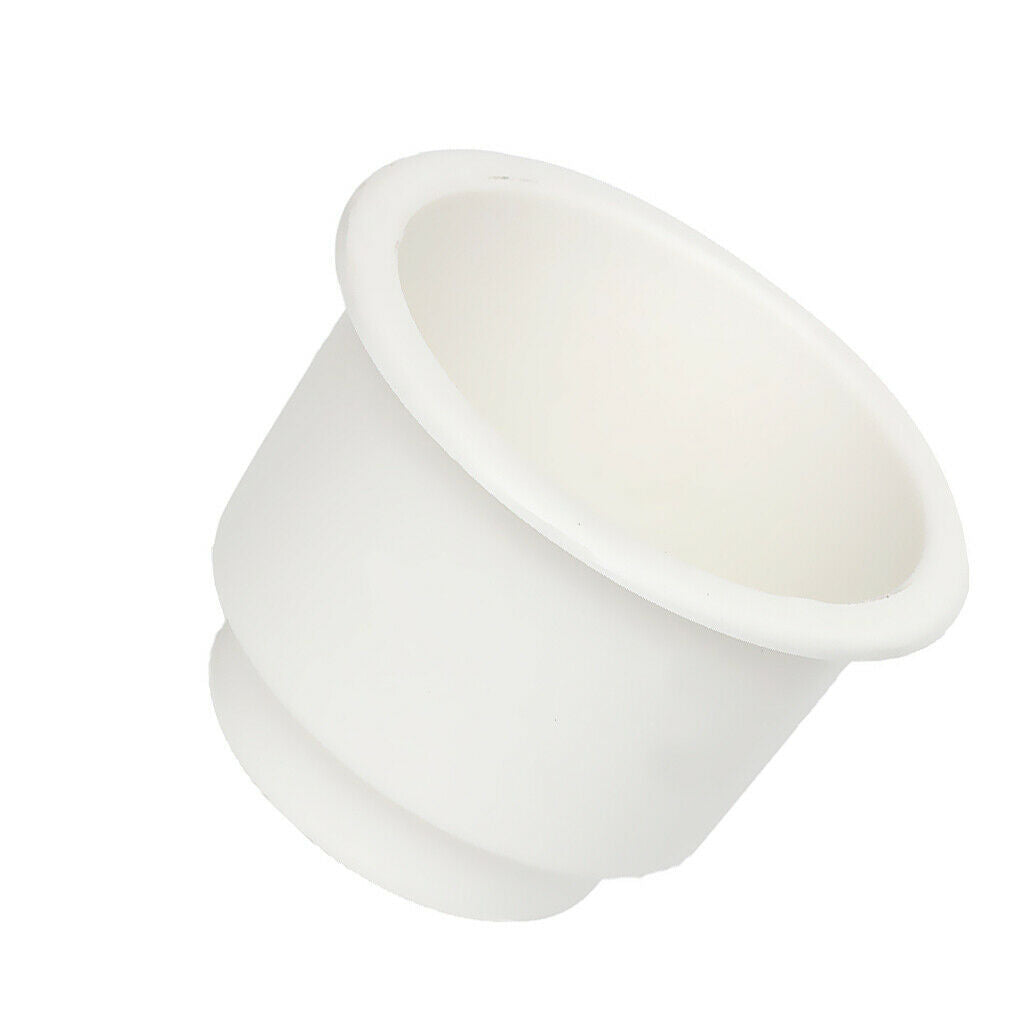 MagiDeal 2pcs White Cup Holder Boat RV Car Truck Yacht Insert