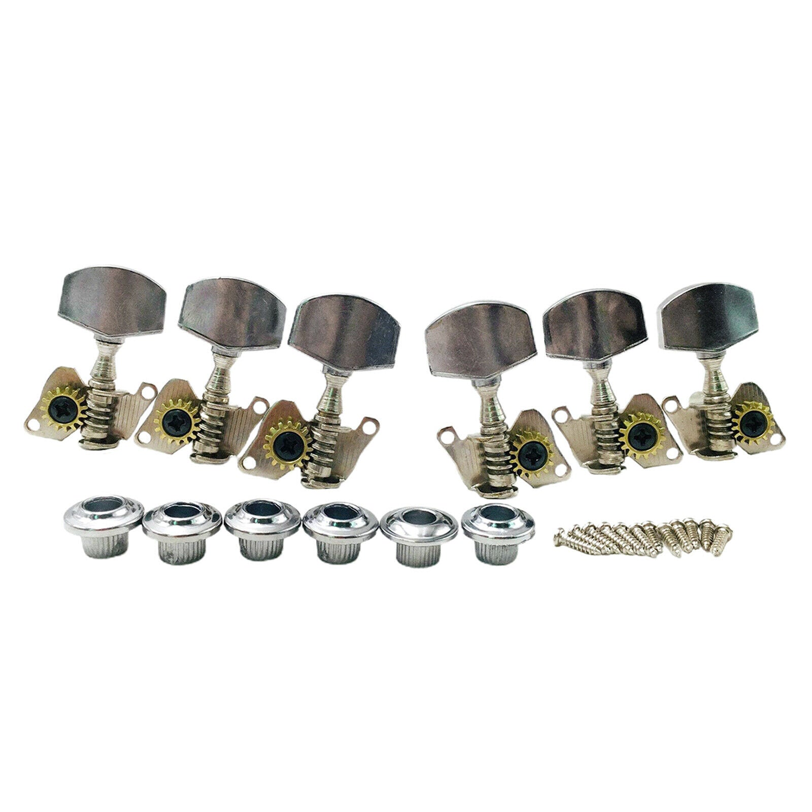 Guitar Tuning Keys Pegs Open Gear Machine Heads Square Head Fine Finish Accs