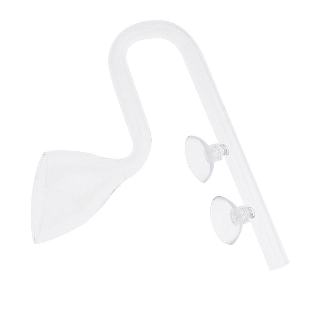 Aquarium Glass Lily Pipe Outflow Ã˜13mm